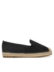 DeeZee Espadryle RS07-18 Czarny. Czarne espadryle damskie DeeZee, bez wzorów, z materiału, bez obcasa, bez zapięcia. Za 89.99 zł.