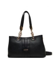 Liu Jo Torebka AA6103 E1109 Czarny. Czarne torebki do ręki damskie Liu Jo, bez wzorów, ze skóry, bez dodatków. Za 639.99 zł.