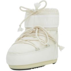 Buty MOON BOOT MB ICON LOW NY Biały. Białe obuwie sportowe damskie Moon Boot, bez wzorów, z syntetyku, trekkingowe. Za 723.99 zł.