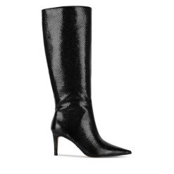 Kozaki Nine West. Czarne kozaki damskie Nine West, bez obcasa, na szpilce. Za 329.99 zł.