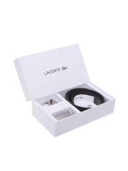 Lacoste Pasek RC4060 Czarny. Czarne paski damskie Lacoste, bez wzorów. Za 439.99 zł.