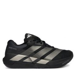 Buty na siłownię adidas. Czarne obuwie sportowe damskie Adidas, bez wzorów, na fitness i siłownię. Za 649.99 zł.