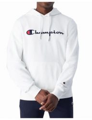 Bluza Męska Champion Kangurka Z Kapturem Bawełniana. Białe bluzy męskie Champion, m, bez wzorów, z bawełny, z kapturem. Za 249.00 zł.