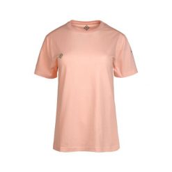 Klasyczny T-shirt z krótkim rękawem BRIANES W V2, wygodny i uniwersalny, idealny. Czerwone koszulki sportowe damskie IZAS, m, bez wzorów, klasyczne, bez kołnierzyka. W wyprzedaży za 121.70 zł.