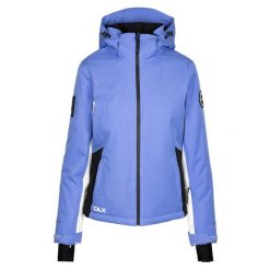 Dlx Dolores - Kobieta Dlx Ski Jkt Baja Blue. Czarne kurtki damskie Trespass, bez wzorów, z puchu, bez kaptura. Za 622.99 zł.
