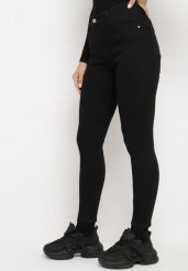 Czarne Jeansy Skinny Bawełniane Push-Up Torialdia. Czarne jeansy damskie Born2be, z podwyższonym stanem. Za 69.99 zł.