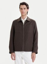 Bugatti Kurtka przejściowa 171400-11045 Brązowy Regular Fit. Brązowe kurtki męskie Bugatti, m, bez wzorów, ze lnu, bez kaptura. Za 979.99 zł.