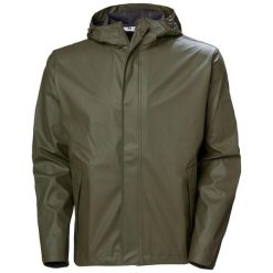 Kurtka wodoodporna Helly Hansen Moss. Zielone kurtki męskie Helly Hansen, m, bez wzorów, bez kaptura. Za 383.00 zł.
