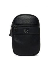 HUGO Saszetka Quantic 50558410 Czarny. Czarne saszetki męskie Hugo, ze skóry. Za 599.99 zł.