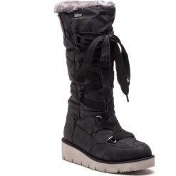 Śniegowce S.OLIVER - 5-26614-31 Black 001. Czarne kozaki damskie S.Oliver, z materiału. Za 349.90 zł.