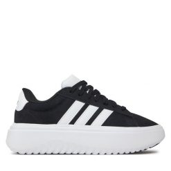 Sneakersy adidas. Niebieskie trampki i tenisówki chłopięce Adidas, bez wzorów, bez zapięcia. Za 179.99 zł.
