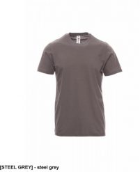 PRINT JERSEY PAYPER - Koszulka t-shirt męski roboczy 100% BAWEŁNA ELASTYCZNA 150 g/m2 - steel grey 5XL. Szare t-shirty męskie PAYPER, m, bez wzorów, z bawełny, bez kołnierzyka. Za 40.11 zł.