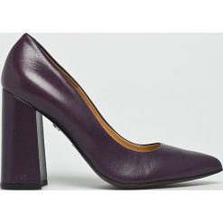 Solo Femme - Czółenka. Szare czółenka damskie Solo Femme, z materiału. W wyprzedaży za 269.90 zł.