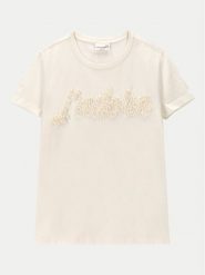 Coccodrillo T-Shirt WC4143202GEJ Écru Regular Fit. T-shirty i topy dla dziewczynek COCCODRILLO, bez wzorów, z bawełny, bez ramiączek. Za 39.99 zł.