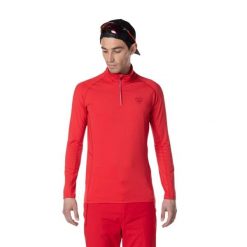 Koszulka termoaktywna Rossignol Classique 1/2 Zip czerwona. Czerwone koszule męskie Rossignol, m, bez wzorów, bez kołnierzyka, bez ramiączek. W wyprzedaży za 361.15 zł.