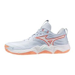 Buty do siatkówki damskie Mizuno Wave Momentum Elite. Białe obuwie sportowe damskie Mizuno, bez wzorów, z gumy, do siatkówki, mizuno wave. Za 539.99 zł.