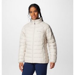 Kurtka Kobieta Columbia Powder Lite II beżowy. Białe kurtki damskie Columbia, bez wzorów, z puchu, bez kaptura. Za 492.00 zł.