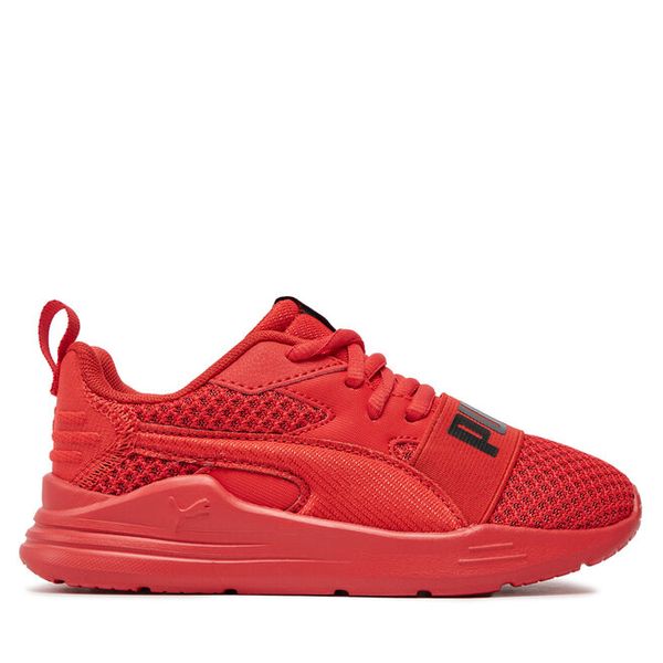 Sneakersy Puma. Czerwone trampki i tenisówki chłopięce Puma, bez wzorów, bez zapięcia. Za 139.99 zł.