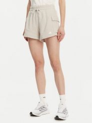Adidas Szorty sportowe Essentials Small Logo JC5699 Beżowy Loose Fit. Brązowe szorty sportowe damskie Adidas, m, bez wzorów, z bawełny, sportowe. Za 89.99 zł.