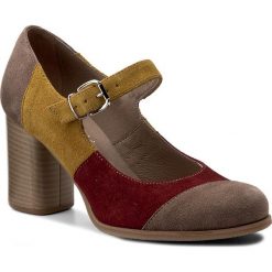 Półbuty ANN MEX - 7967 03D+03RE+10D Kolorowy. Brązowe półbuty damskie Ann Mex, w kolorowe wzory, z materiału, eleganckie. W wyprzedaży za 219.00 zł.