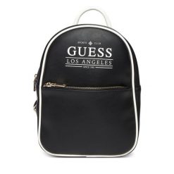 Plecak Guess. Czarne plecaki damskie Guess, z aplikacjami. Za 309.99 zł.