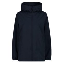 Kurtka damska turystyczna CMP 35Z5286. Czarne kurtki damskie CMP, bez wzorów, bez kaptura. W wyprzedaży za 265.99 zł.