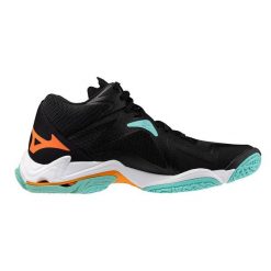 Buty halowe Mizuno Wave Lightning Z8 Mid. Czarne buty sportowe męskie Mizuno, bez zapięcia, do siatkówki, mizuno wave. W wyprzedaży za 633.50 zł.
