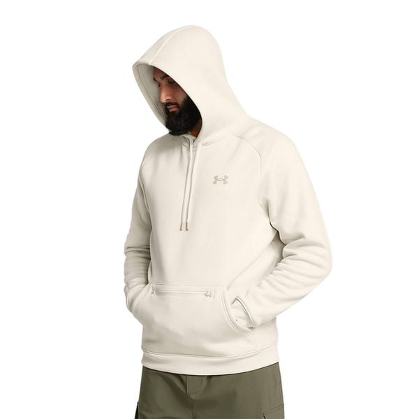 Bluza męska Under Armour Fleece Pro Kangra HD. Brązowe bluzy męskie Under Armour, m, bez wzorów, bez kaptura, na fitness i siłownię. Za 199.99 zł.