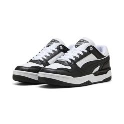 Sneakersy unisex Rebound Retro PUMA White Black. Białe obuwie sportowe damskie Puma, bez wzorów, z syntetyku, do koszykówki. Za 359.00 zł.