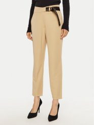 Liu Jo Spodnie materiałowe TF4260 J4751 Beżowy Regular Fit. Brązowe spodnie materiałowe damskie Liu Jo, m, bez wzorów, z materiału. Za 369.99 zł.