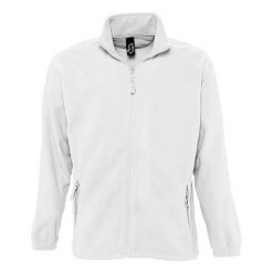Damska Bluza Polarowa North Fleece Jacket. Białe bluzy sportowe damskie SOL'S, s, bez wzorów, z polaru, bez kaptura, trekkingowe. Za 109.99 zł.