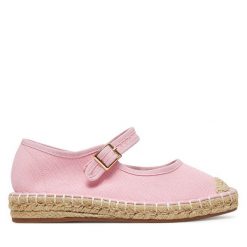 Espadryle DeeZee. Czerwone espadryle damskie DeeZee, bez wzorów, bez obcasa, bez zapięcia. Za 59.99 zł.