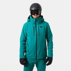 Kurtka narciarska Helly Hansen Steilhang 2.0. Zielone kurtki męskie Helly Hansen, na zimę, l, bez wzorów, sportowe, bez kaptura. W wyprzedaży za 2,387.50 zł.
