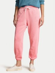 Polo Ralph Lauren Spodnie dresowe 211935585002 Różowy Regular Fit. Czerwone spodnie dresowe damskie Polo Ralph Lauren, s, bez wzorów, z bawełny. Za 699.99 zł.
