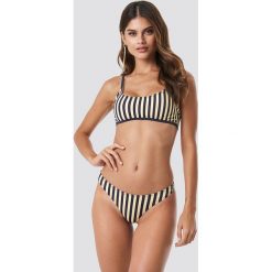 NA-KD Swimwear Sportowy dół bikini z wycięciami - Multicolor,Offwhite. Szare bikini damskie NA-KD Swimwear. Za 52.95 zł.