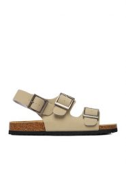 Go Soft Sandały EOHP-ALMELO-03 Beżowy. Brązowe sandały męskie GO SOFT, ze skóry, bez zapięcia. Za 299.99 zł.