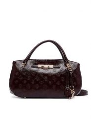 Guess Torebka Carmella HWPT22 25050 Bordowy. Czerwone torebki do ręki damskie Guess, z aplikacjami, ze skóry, bez dodatków. Za 584.99 zł.