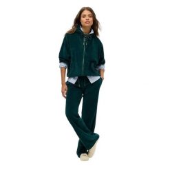 Kurtka dresowa z kapturem zapinana na zamek dla kobiet Superdry. Zielone kurtki sportowe damskie Superdry., m, bez wzorów, z dresówki, z kapturem. Za 380.50 zł.