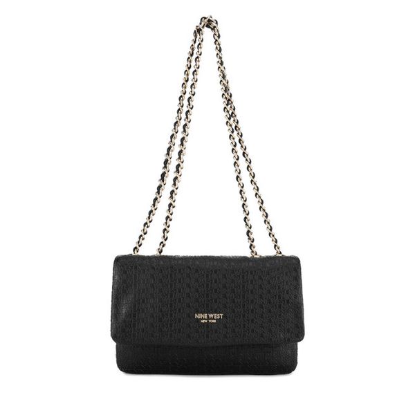 Torebka Nine West. Czarne torebki do ręki damskie Nine West, bez wzorów, klasyczne, bez dodatków. Za 229.99 zł.