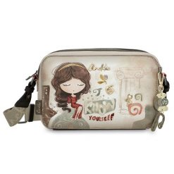 Szara Damska Listonoszka Anekke Edycja Limitowana. Szare listonoszki damskie Anekke, z aplikacjami, wizytowe, zdobione, bez dodatków. Za 339.00 zł.