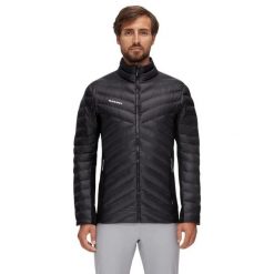 Kurtka trekkingowa męska Mammut Albula IN Hybrid. Czarne kurtki męskie Mammut, m, bez wzorów, z poliamidu, bez kaptura. W wyprzedaży za 731.00 zł.