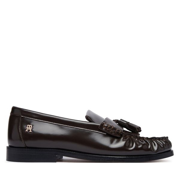 Mokasyny Tommy Hilfiger. Brązowe mokasyny damskie Tommy Hilfiger. Za 526.99 zł.