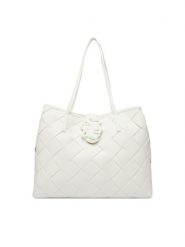 Just Cavalli Torebka 80RA4BM2 ZSD88 Biały. Białe torebki do ręki damskie Just Cavalli, bez wzorów, ze skóry, bez dodatków. Za 939.99 zł.