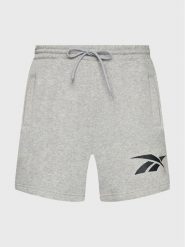 Reebok Szorty sportowe Brand Proud HS6847 Szary Regular Fit. Szare krótkie spodenki sportowe męskie Reebok, m, bez wzorów, z bawełny. Za 129.99 zł.