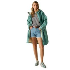 Wodoodporny, Dwustronny Szlafrok Unisex Dla Dorosłych. Zielone szlafroki damskie Regatta, l, bez wzorów, z materiału, bez ramiączek, długie, z kapturem. Za 374.99 zł.