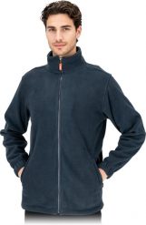 Męska bluza ochronna stójka zamek dzianina polarowa fason grafitowy. REGULAR POLAR-SMOFI 2XL. Brązowe bluzy męskie Reis, m, bez wzorów, z dzianiny, bez kaptura. Za 62.98 zł.