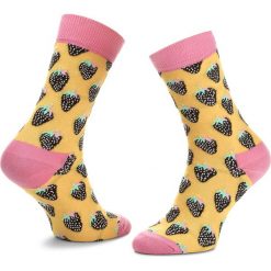 Skarpety Wysokie Unisex HAPPY SOCKS - STB01-200 Żółty. Skarpety damskie marki Happy Socks. Za 34.90 zł.
