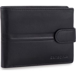 Duży Portfel Męski SAMSONITE - 001-015A0-0294-01 Black. Czarne portfele męskie Samsonite, bez wzorów, ze skóry. W wyprzedaży za 149.00 zł.