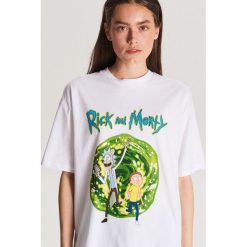 Koszulka rick and morty - Biały. T-shirty damskie marki Cropp. Za 49.99 zł.