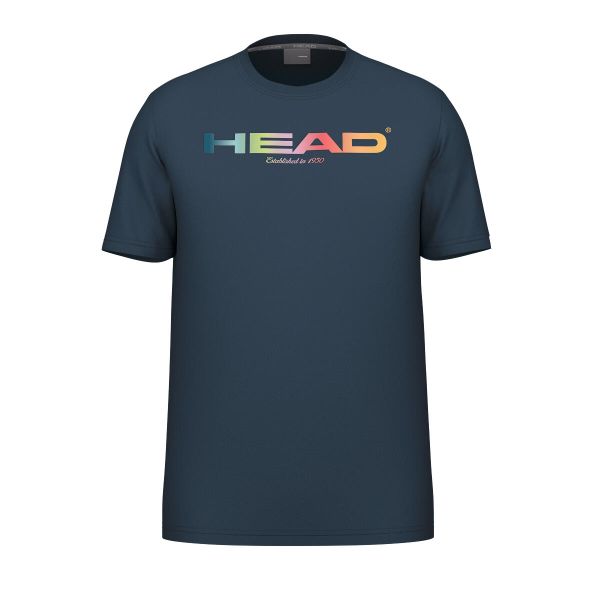 Koszulka Head Rainbow. Niebieskie koszulki sportowe męskie Head, m, bez wzorów, bez kołnierzyka, bez ramiączek, tenisowe. W wyprzedaży za 153.00 zł.
